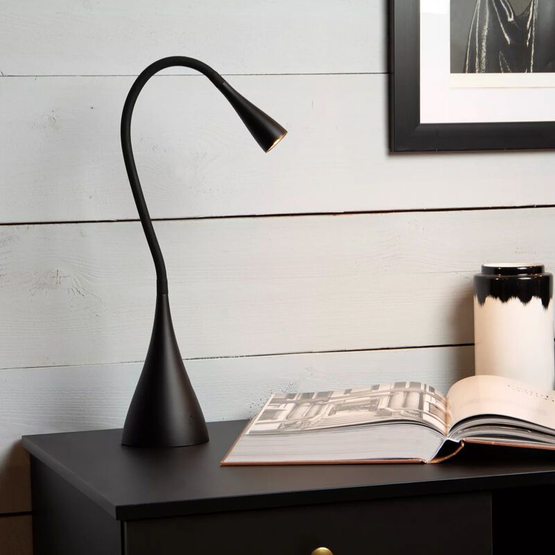 Black desk lamp modern, Zozy, 3W, 3000K LED, 3-step dimmable Black desk lamp modern, Zozy, 3W, 3000K LED, 3-step dimmable