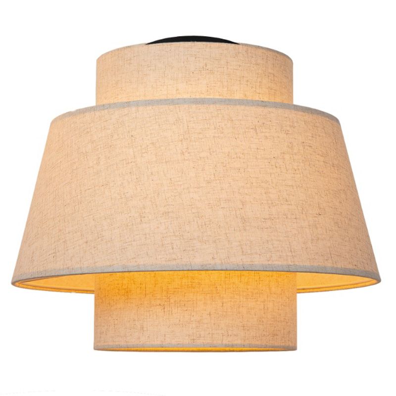 Beige flush ceiling light rustic, Tribute