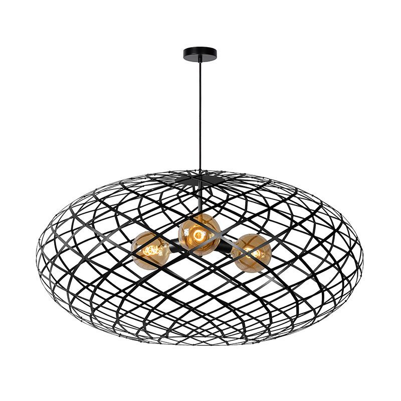 Black pendant light modern, Wolfram