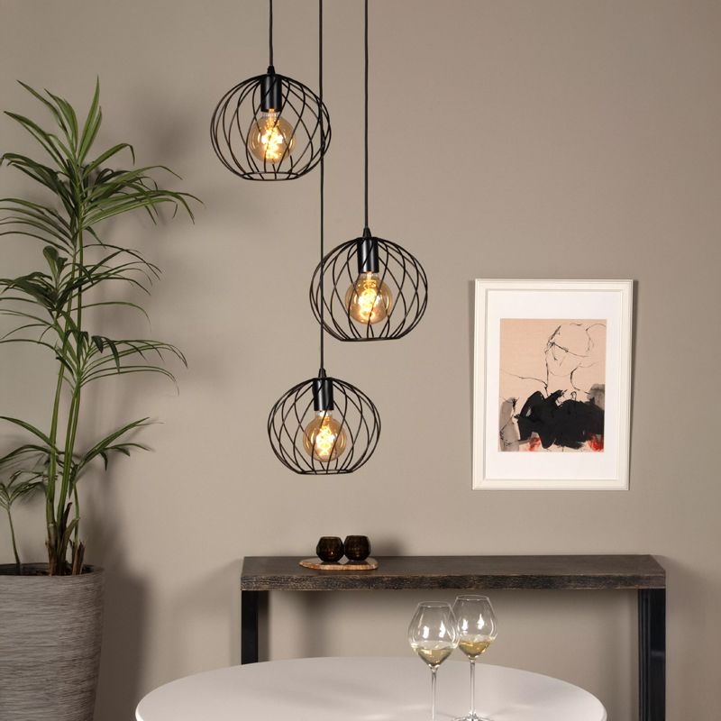Black pendant light classic, Danza