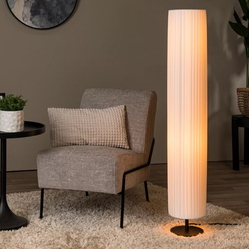 White floor lamp modern, Fold, with switch