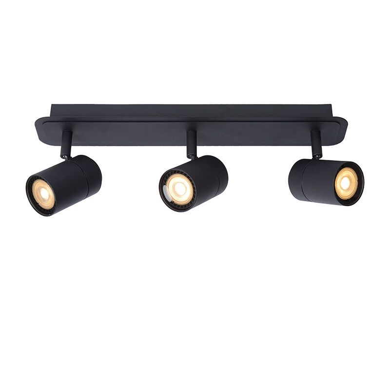 Black bathroom ceiling spotlight modern, Lennert, IP44 Black bathroom ceiling spotlight modern, Lennert, IP44