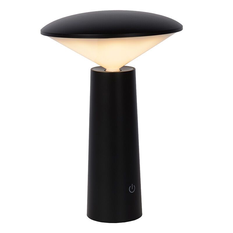 Black outdoor table lamp modern, Jive, 4W, warm to cold white adjustable LED, IP44, with switch