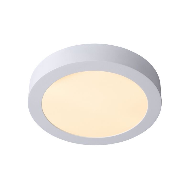 White flush ceiling light modern, Brice, 15W, 3000K LED, IP44