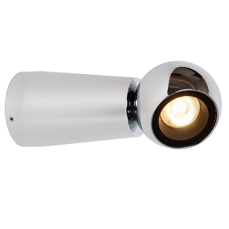 Chrome outdoor light modern, Ipsos, 5W, 2700K LED, IP54