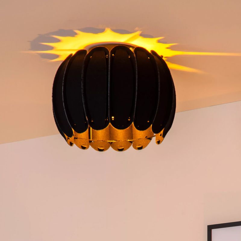 Black flush ceiling light modern, Spencer Black flush ceiling light modern, Spencer