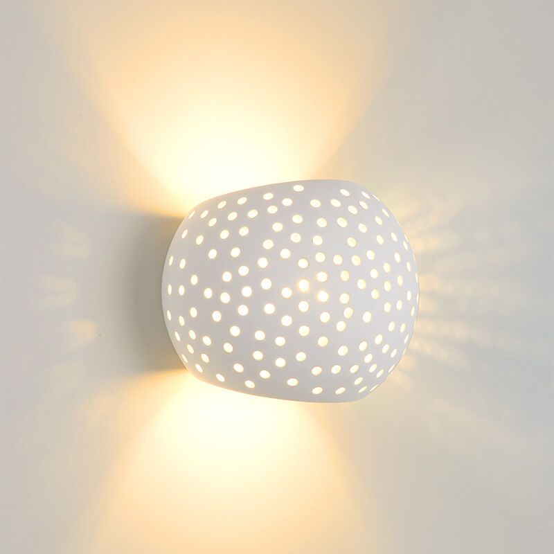 Plaster up down wall light white, Gipsy