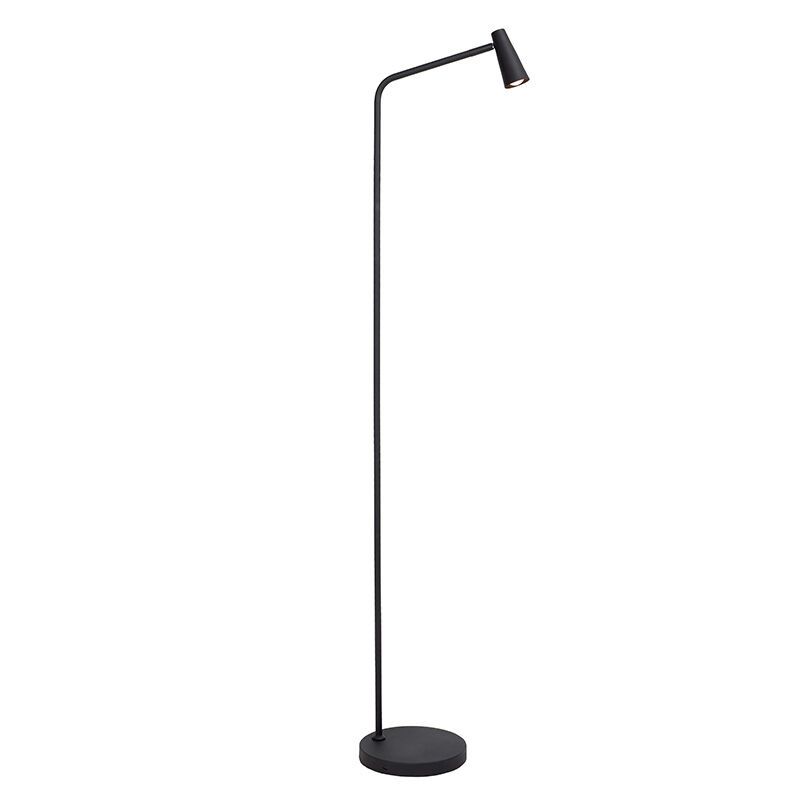 Black rechargeable floor lamp modern, Stirling, 3W, 2700K LED, with touch dimmer Black rechargeable floor lamp modern, Stirling, 3W, 2700K LED, with touch dimmer