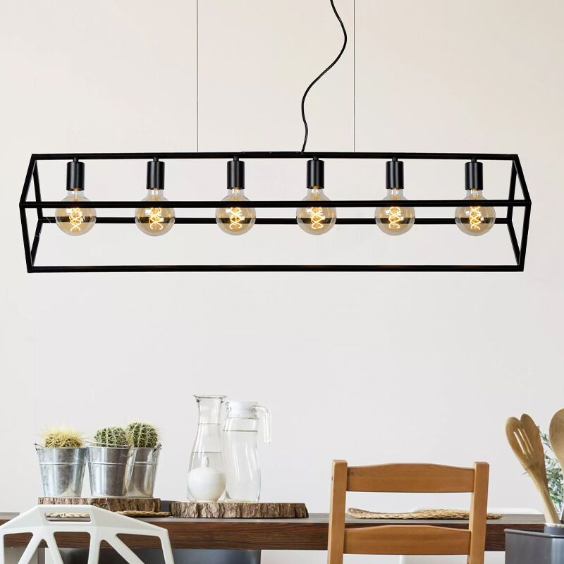 Black pendant light modern, Fabian