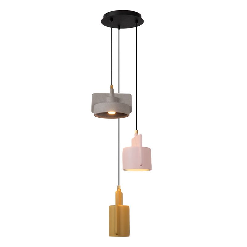 Concrete pendant light multicolour, Ninja