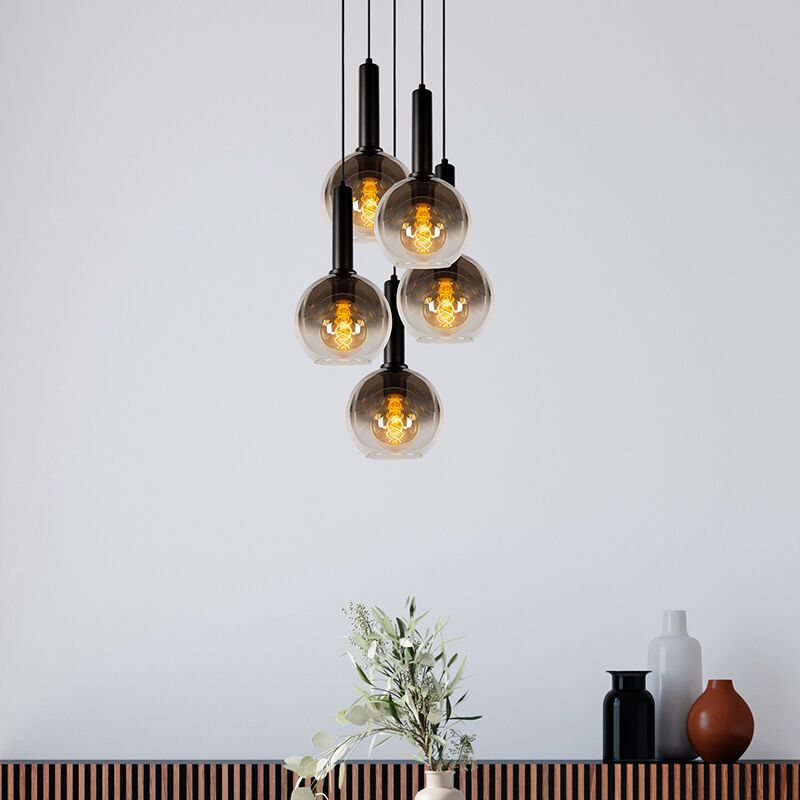 Black pendant light modern, Marius