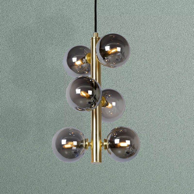 Golden pendant light retro, Tycho