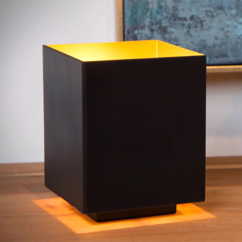 Golden table lamp modern, Suzy, with switch