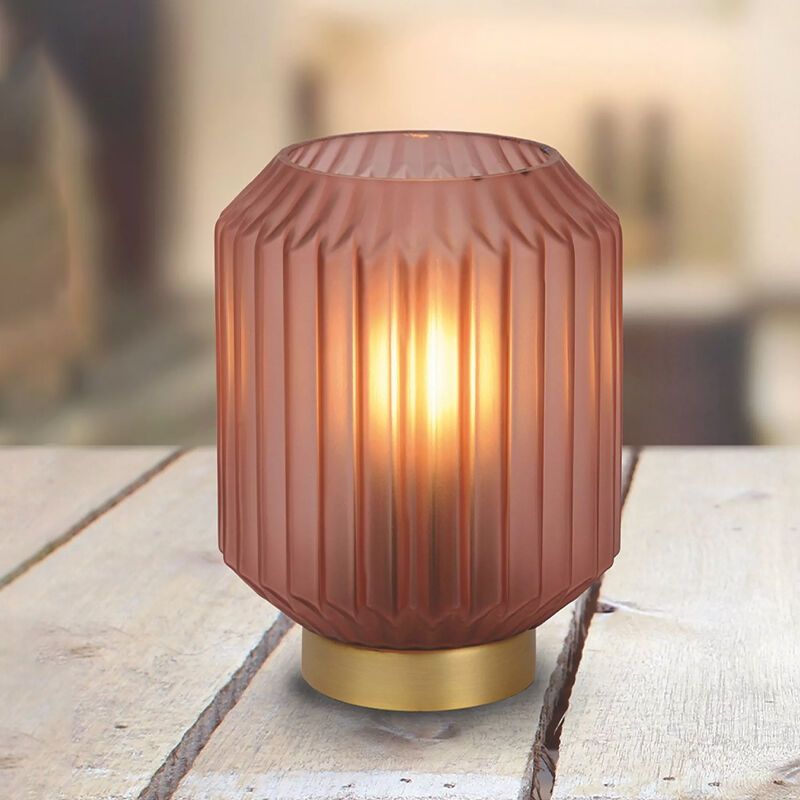 Golden table lamp classic, Sueno, with switch