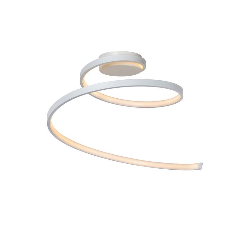 White flush ceiling light modern, Maxence, 24W, 3000K LED White flush ceiling light modern, Maxence, 24W, 3000K LED