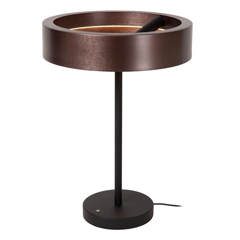 Bronze table lamp modern, Leonard, 12W, 3000K LED, with touch dimmer Bronze table lamp modern, Leonard, 12W, 3000K LED, with touch dimmer