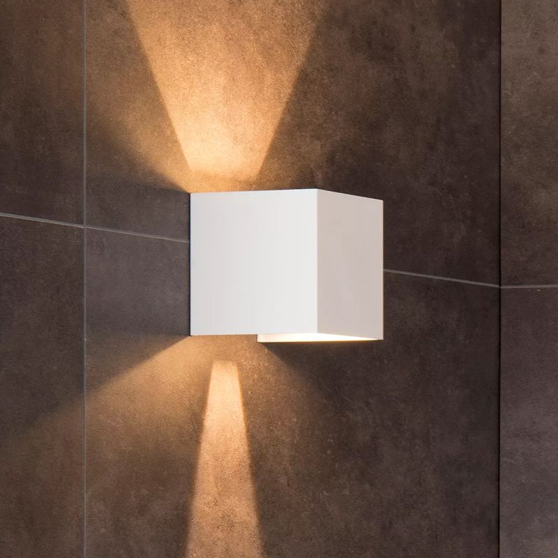 White up down wall light modern, Axi, 6W, 2700K LED, IP54