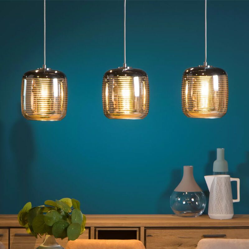 Chrome pendant light modern, Eryn