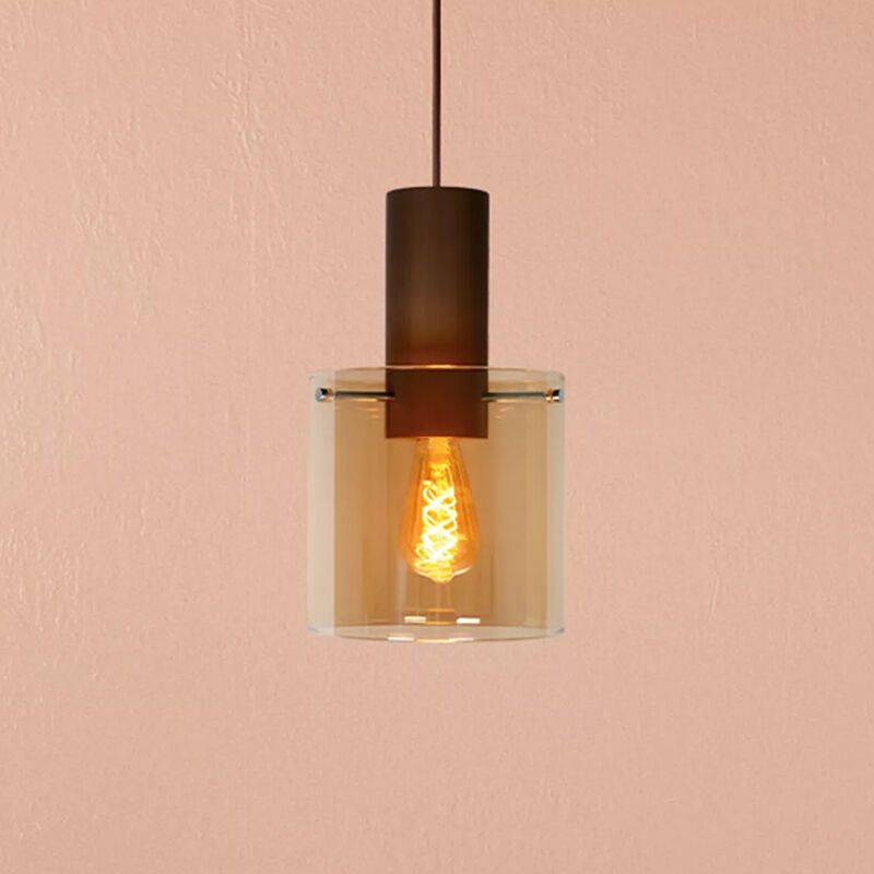Amber pendant light vintage, Toledo