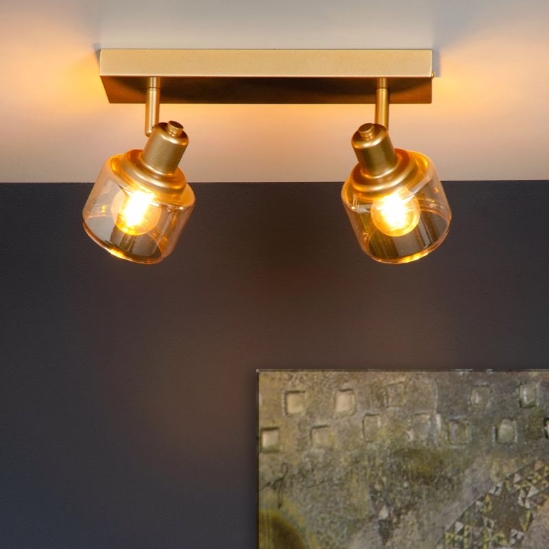 Golden ceiling spotlight classic, Bjorn