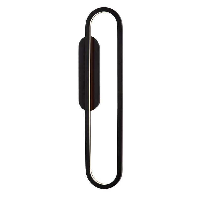 Black wall light modern, Thelma, 22W, dim to warm LED Black wall light modern, Thelma, 22W, dim to warm LED