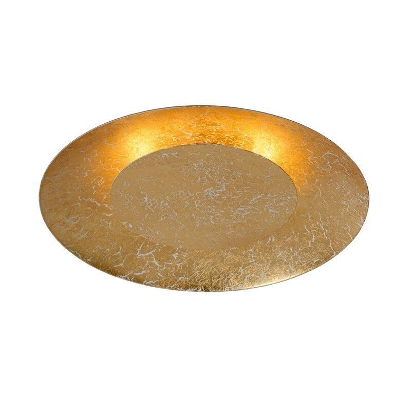 Golden flush ceiling light modern, Foskal, 12W, 2700K LED