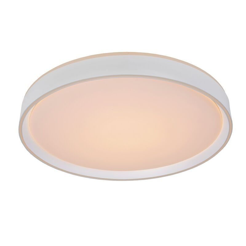 Black flush ceiling light modern, Nuria, 36W, 2700K LED