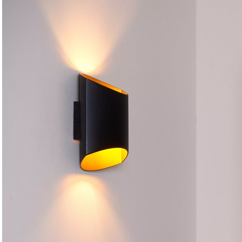 Black up down wall light modern, Diletta Black up down wall light modern, Diletta