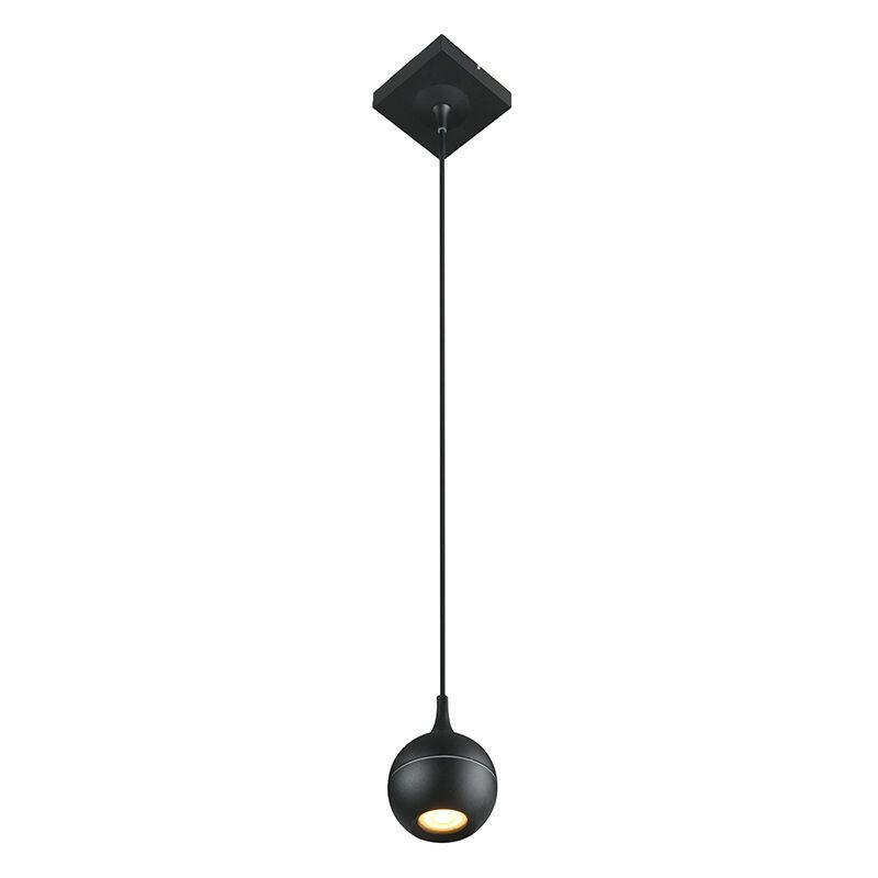 Black pendant light modern, Favori, IP44 Black pendant light modern, Favori, IP44