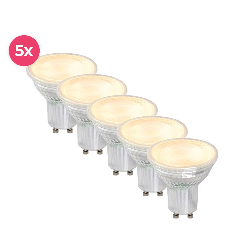Dimmable GU10 lamp, 5w 2700K (Extra warm white)