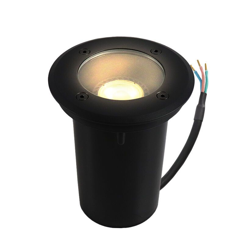 Modern ground light black, Clenton, IP44