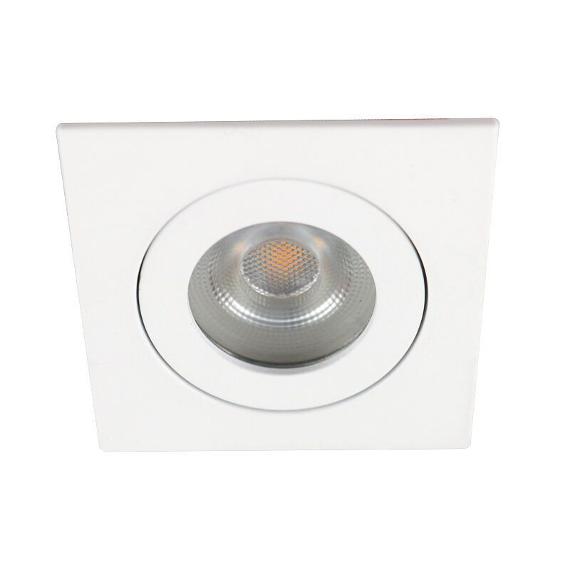 White modern bathroom recessed downlight aluminium, Dorx, IP44 White modern bathroom recessed downlight aluminium, Dorx, IP44