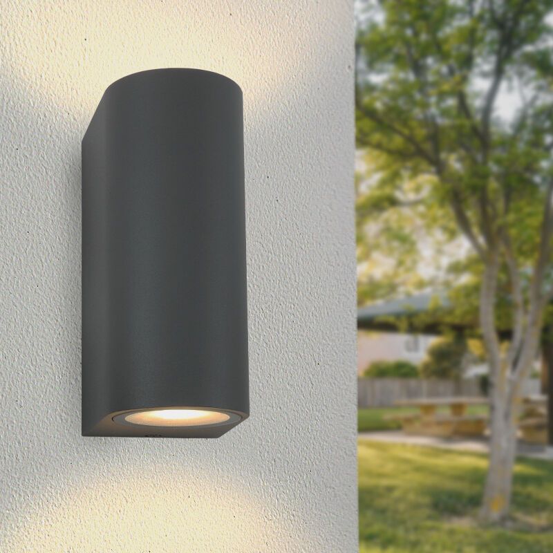 Aluminium outdoor light anthracite, Corina, IP44