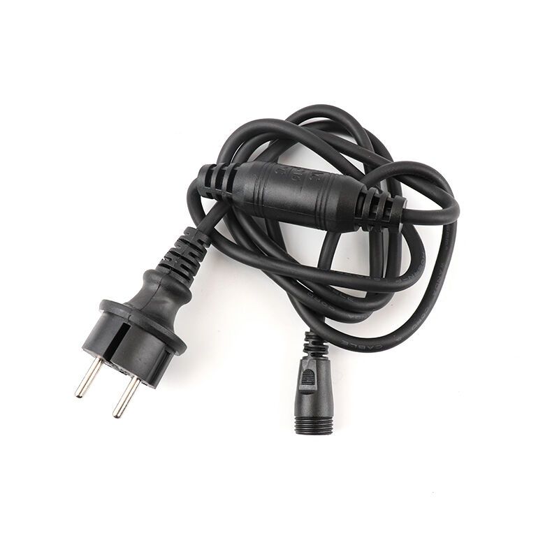 Black connection cable, 5 amps, maximum 600 Watt Black connection cable, 5 amps, maximum 600 Watt