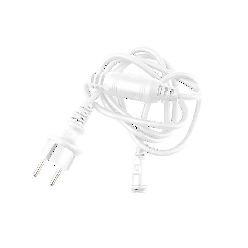 White connection cable, 5 amps, maximum 600 Watt White connection cable, 5 amps, maximum 600 Watt