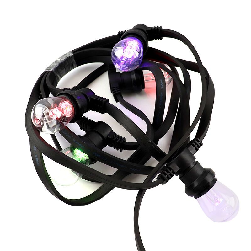 10m string light with 10 RGB bulbs (incl. controller)