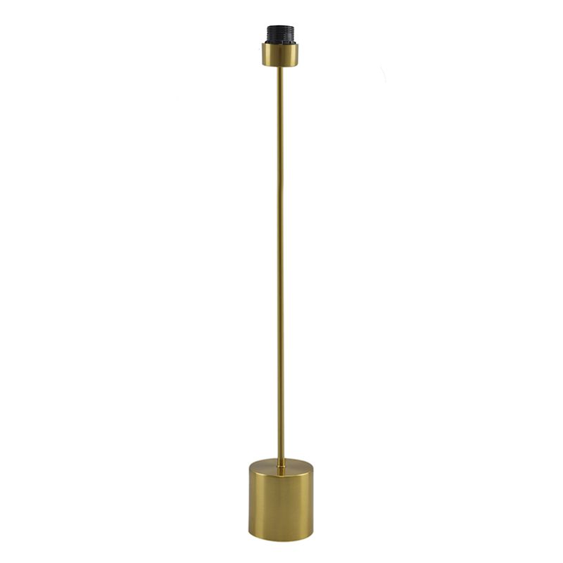 Aluminium floor lamp without shade brass, Rika, with switch Aluminium floor lamp without shade brass, Rika, with switch