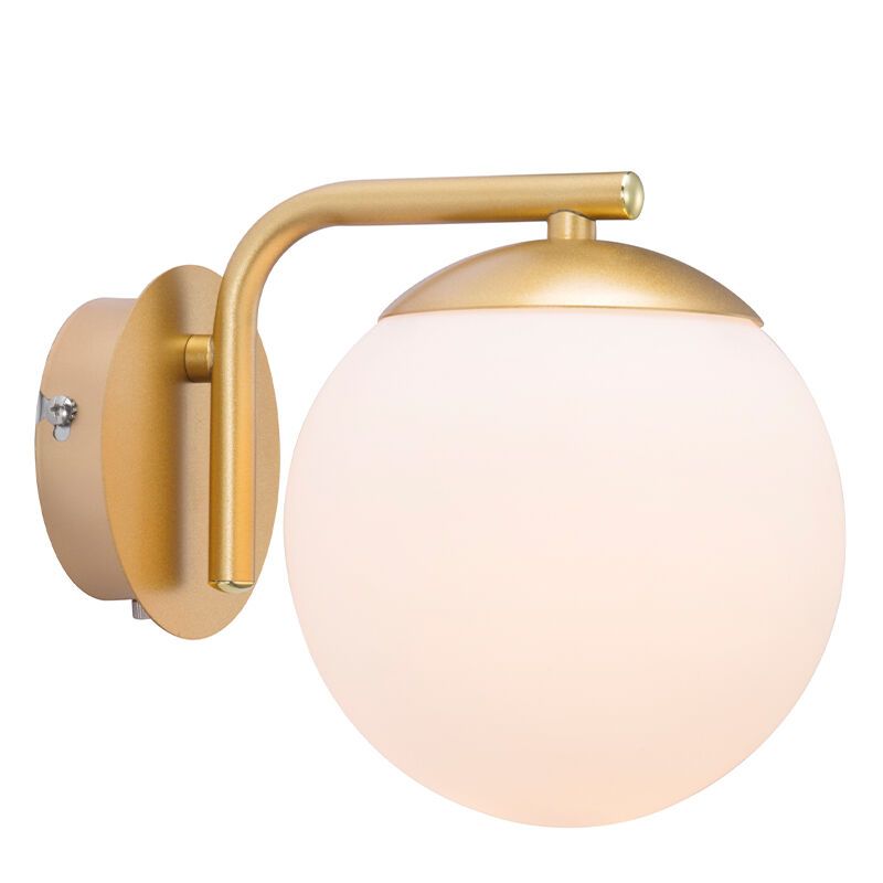 Brass wall light design, Grant, with switch Brass wall light design, Grant, with switch