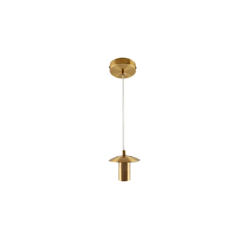 Metal pendant light without shade copper, Minne