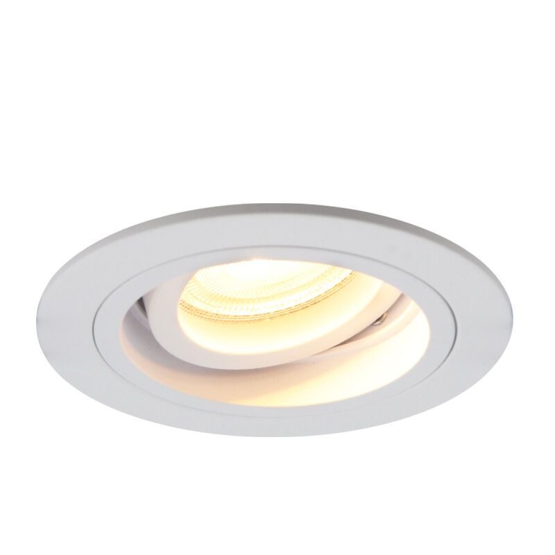 Modern recessed light white, Bredal