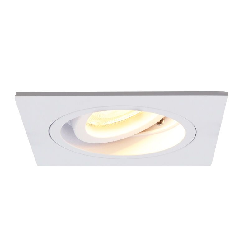 Modern recessed light white, Bredal