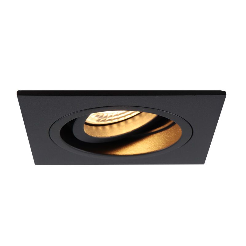 Modern recessed light black, Bredal