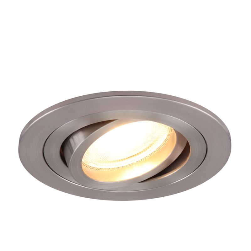Aluminium recessed light chrome, Scott