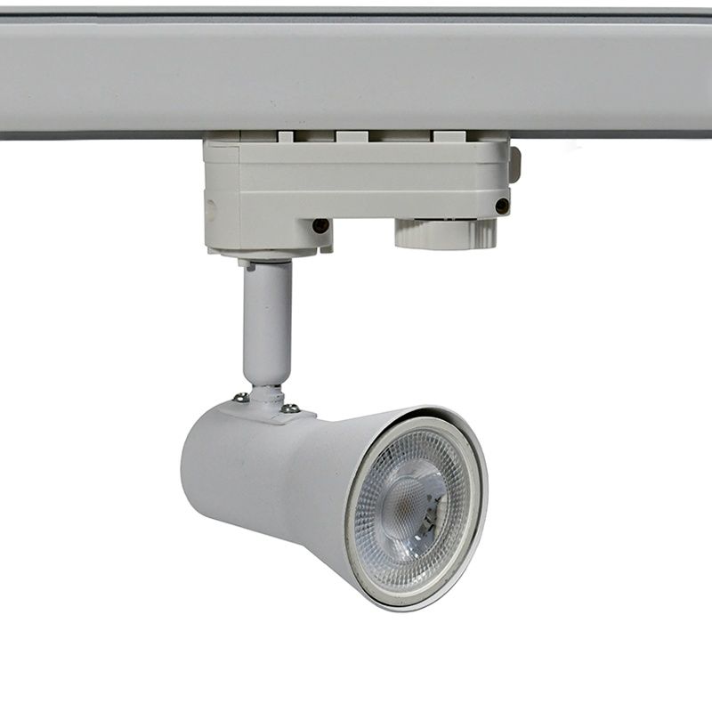 White 3-phase track spotlight Sharita, Pro