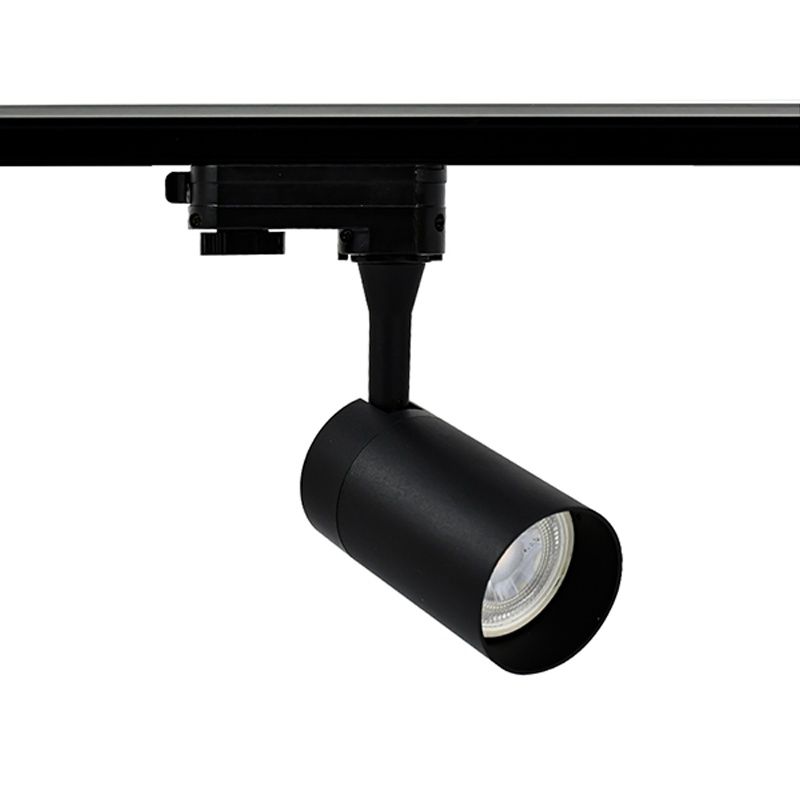 Black 3-phase track spotlight Ylva, Pro Black 3-phase track spotlight Ylva, Pro