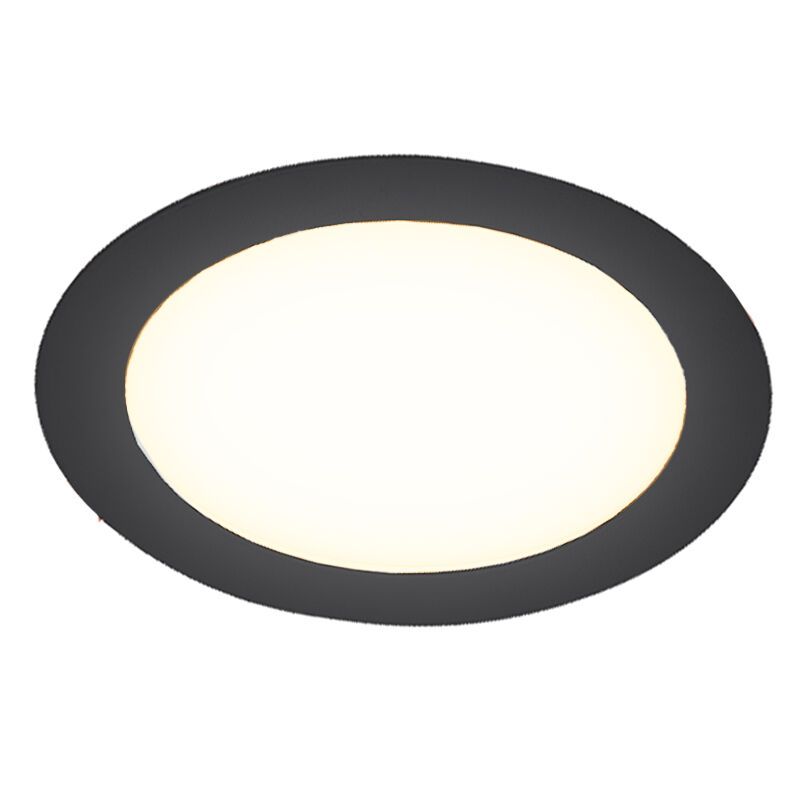 Black downlight aluminium, Umbriel, 3W, 4000K LED, IP44 Black downlight aluminium, Umbriel, 3W, 4000K LED, IP44