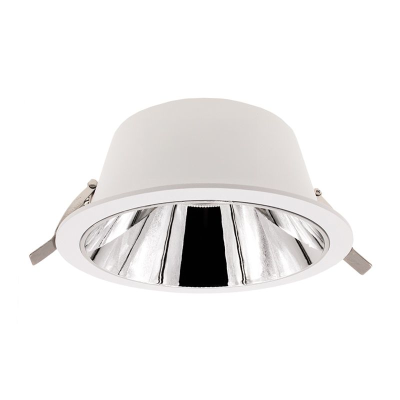 White downlight aluminium, Maud, 16W, white switch LED, IP22