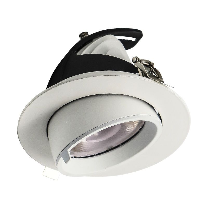White downlight aluminium, Anjuli, 33W, white switch LED
