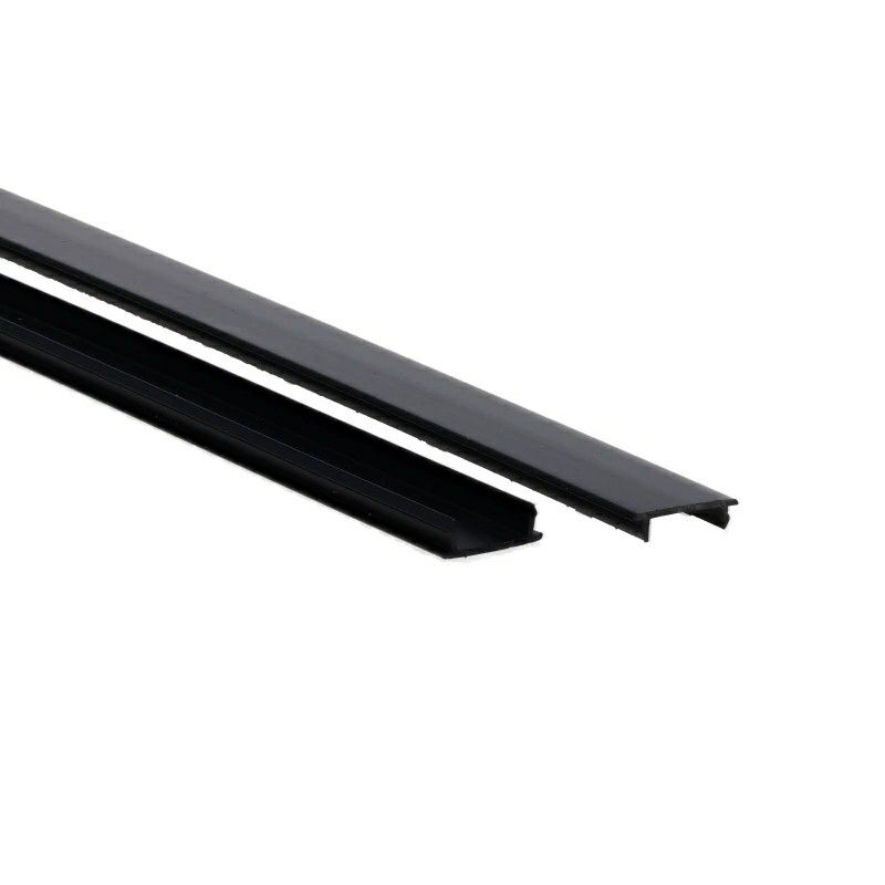 1 phase track blanking plate, black 1 phase track blanking plate, black
