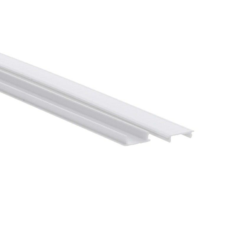 3-phase track blanking plate, white 3-phase track blanking plate, white